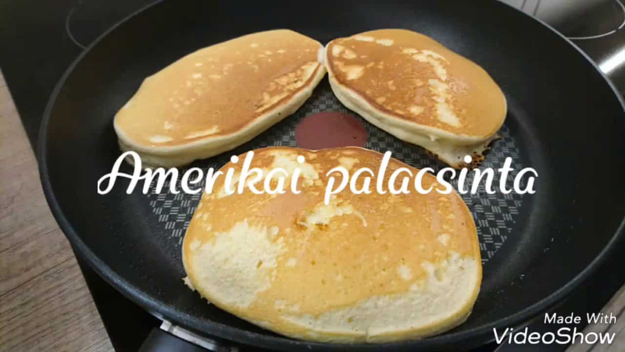 Amerikai palacsinta sütése videó recept
