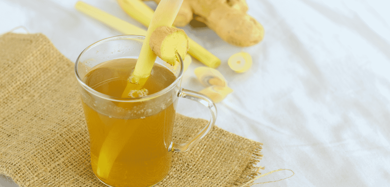 Filteres citromfű tea elkészítése