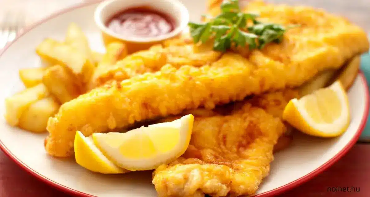 Fish and Chips recept 4 személyre: Az igazi brit klasszikus