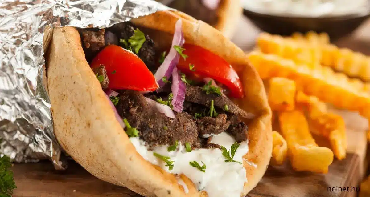 gyros recept csirkemellből